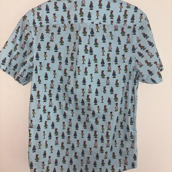 Men's Penguin By Munsingwear Hawaiian Aloha SSBD Wahine Dancing Hula Girls Small - Picture 11 of 11